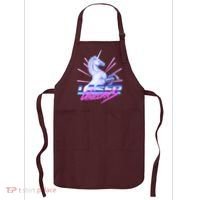 Retro 80's Eighties Laser Unicorns Apron thumb 0