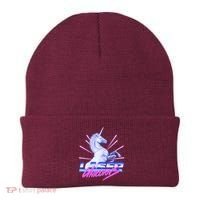 Retro 80's Eighties Laser Unicorns Beanie thumb 0