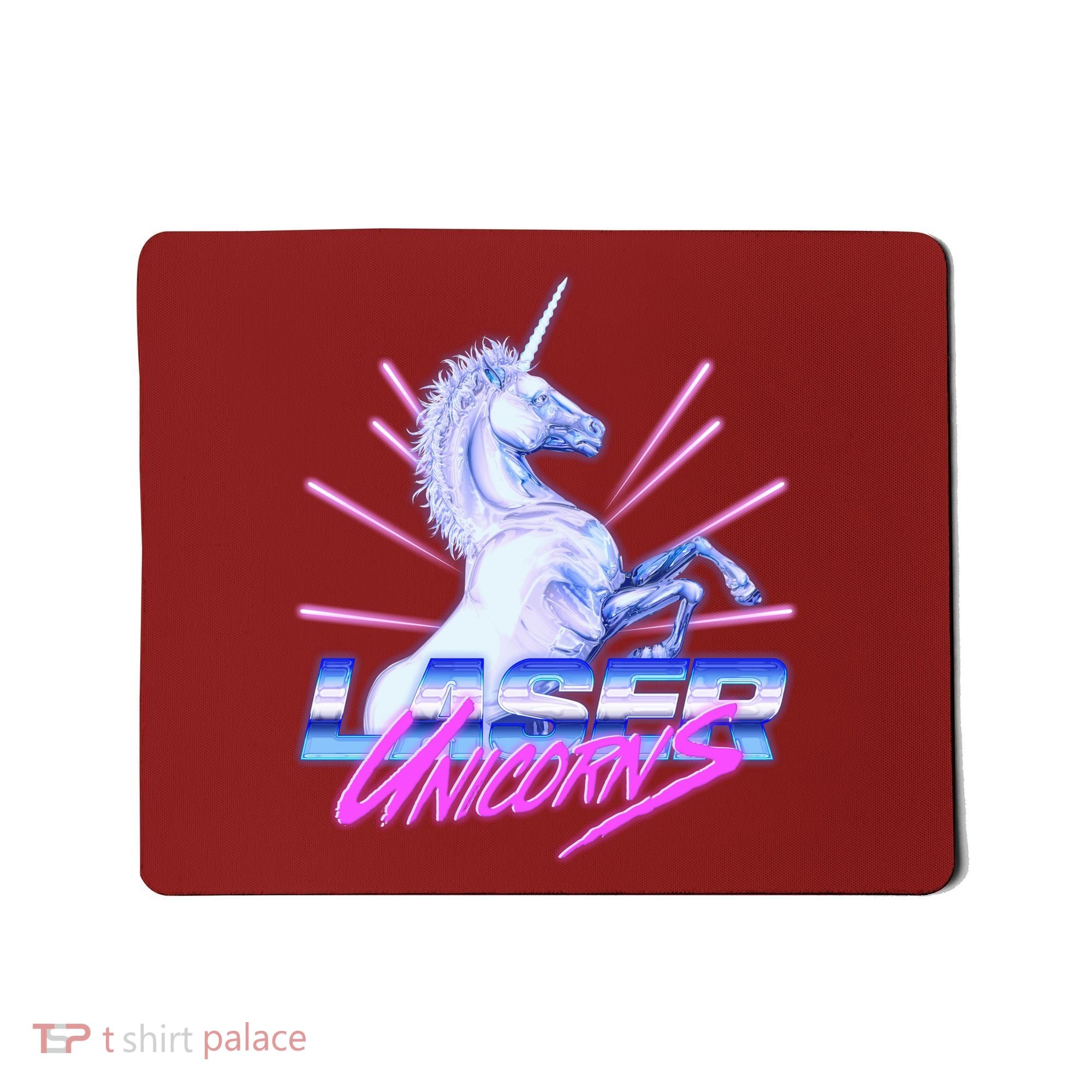 Retro 80's Eighties Laser Unicorns Mousepad