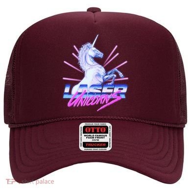 Retro 80's Eighties Laser Unicorns Hat