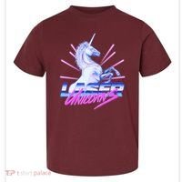 Retro 80's Eighties Laser Unicorns Toddler T-Shirt thumb 0