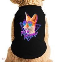Retro 80's Eighties Polygon Fox Yeah Doggie Tank thumb 0