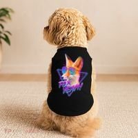 Retro 80's Eighties Polygon Fox Yeah Doggie Tank thumb 2