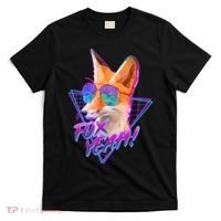 Retro 80's Eighties Polygon Fox Yeah T-Shirt thumb 0