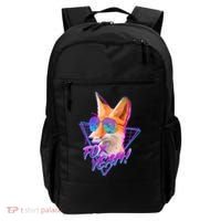 Retro 80's Eighties Polygon Fox Yeah Backpack thumb 0
