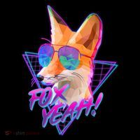 Retro 80's Eighties Polygon Fox Yeah Women's Hoodie thumb 2