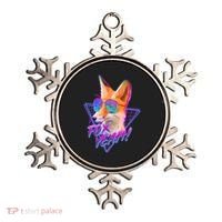 Retro 80's Eighties Polygon Fox Yeah Ornament thumb 0