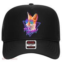 Retro 80's Eighties Polygon Fox Yeah Hat thumb 0