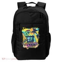 Retro 80s Eighties TRex Dinosaur Surfers Crew Backpack thumb 0