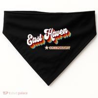 Retro 80s East Haven Connecticut Ct USA-Made Doggie Bandana thumb 0