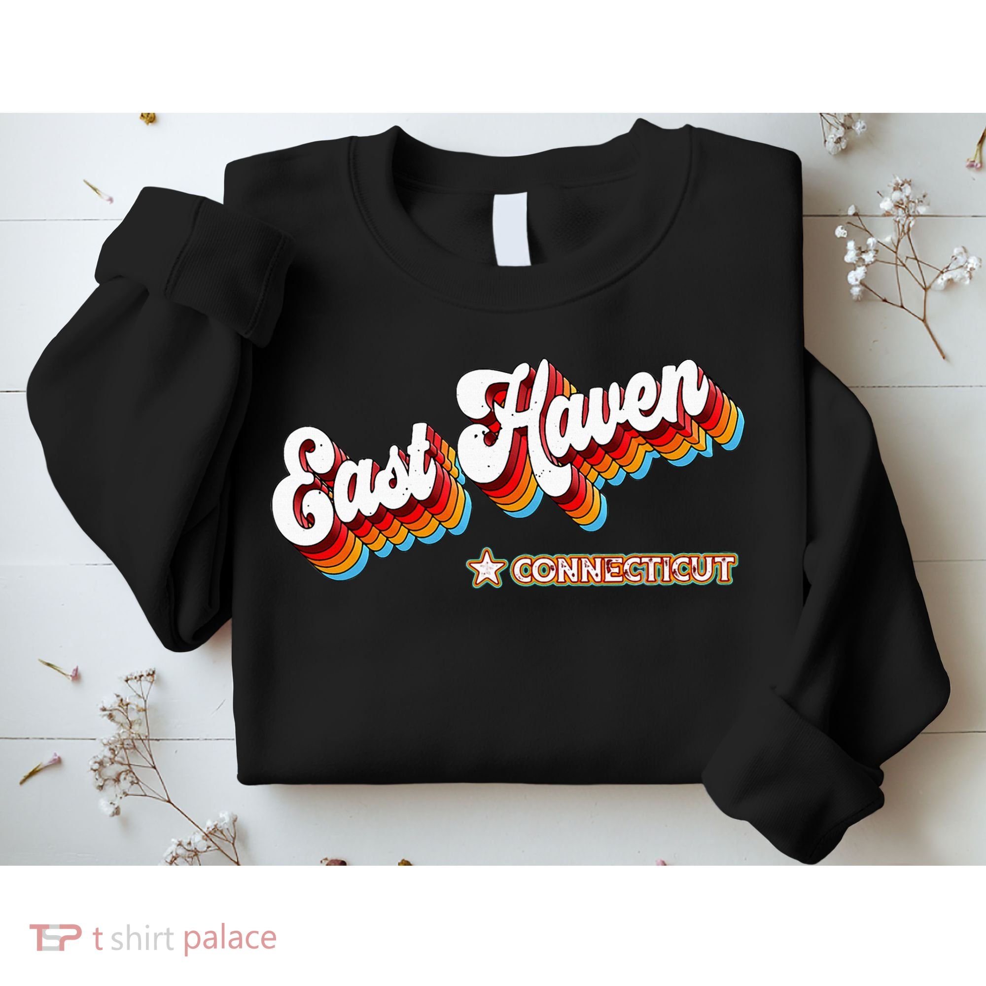 Retro 80s East Haven Connecticut Ct Sweatshirt