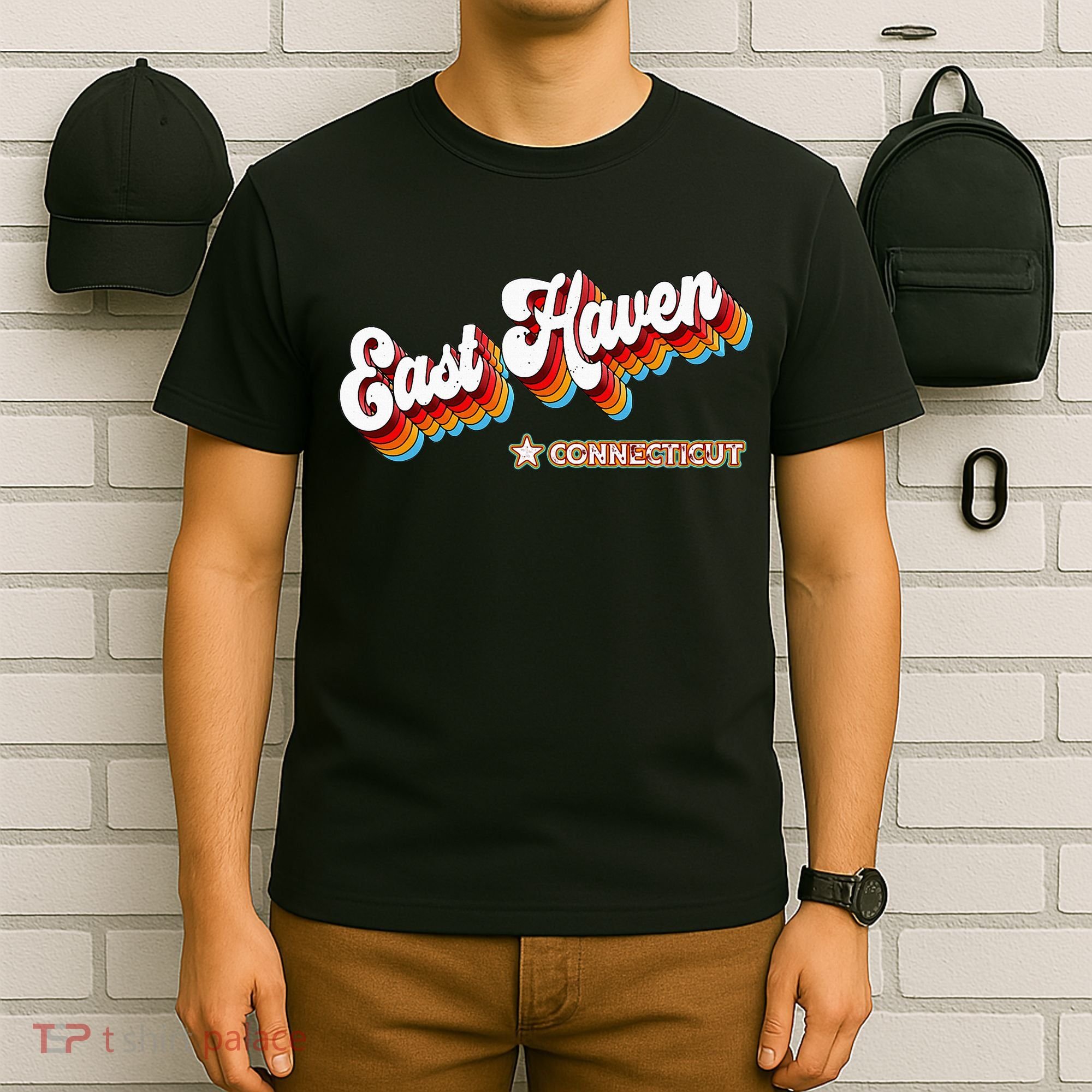 Retro 80s East Haven Connecticut Ct T-Shirt