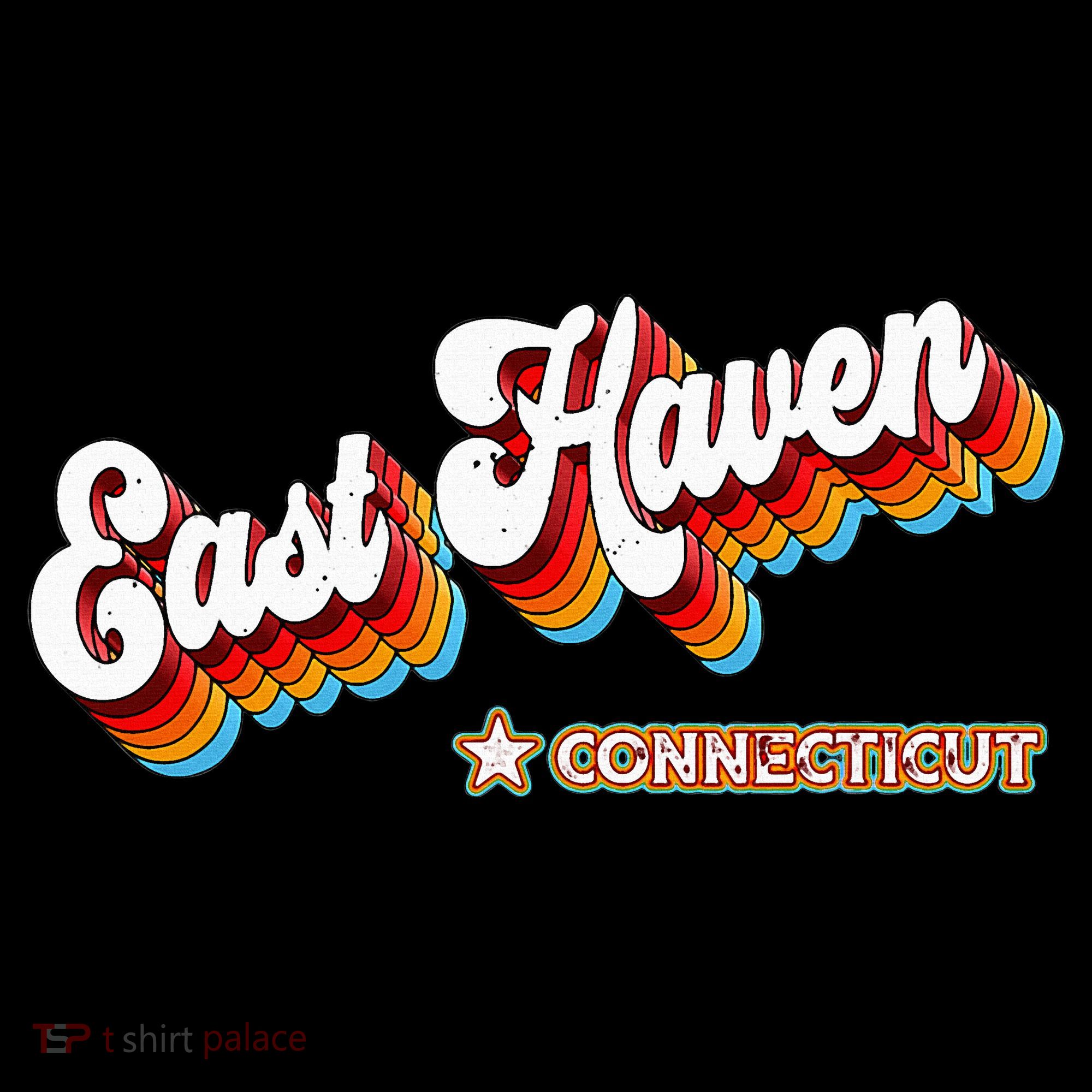 Retro 80s East Haven Connecticut Ct Coaster