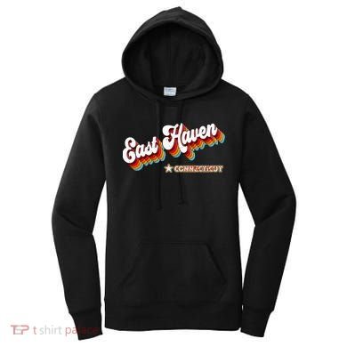 Retro 80s East Haven Connecticut Ct Women's Hoodie