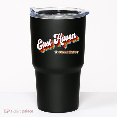 Retro 80s East Haven Connecticut Ct Tumbler