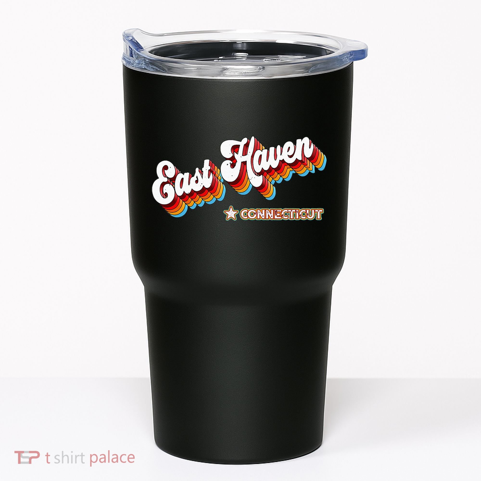 Retro 80s East Haven Connecticut Ct Tumbler
