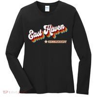 Retro 80s East Haven Connecticut Ct Women's Long Sleeve Shirt thumb 0