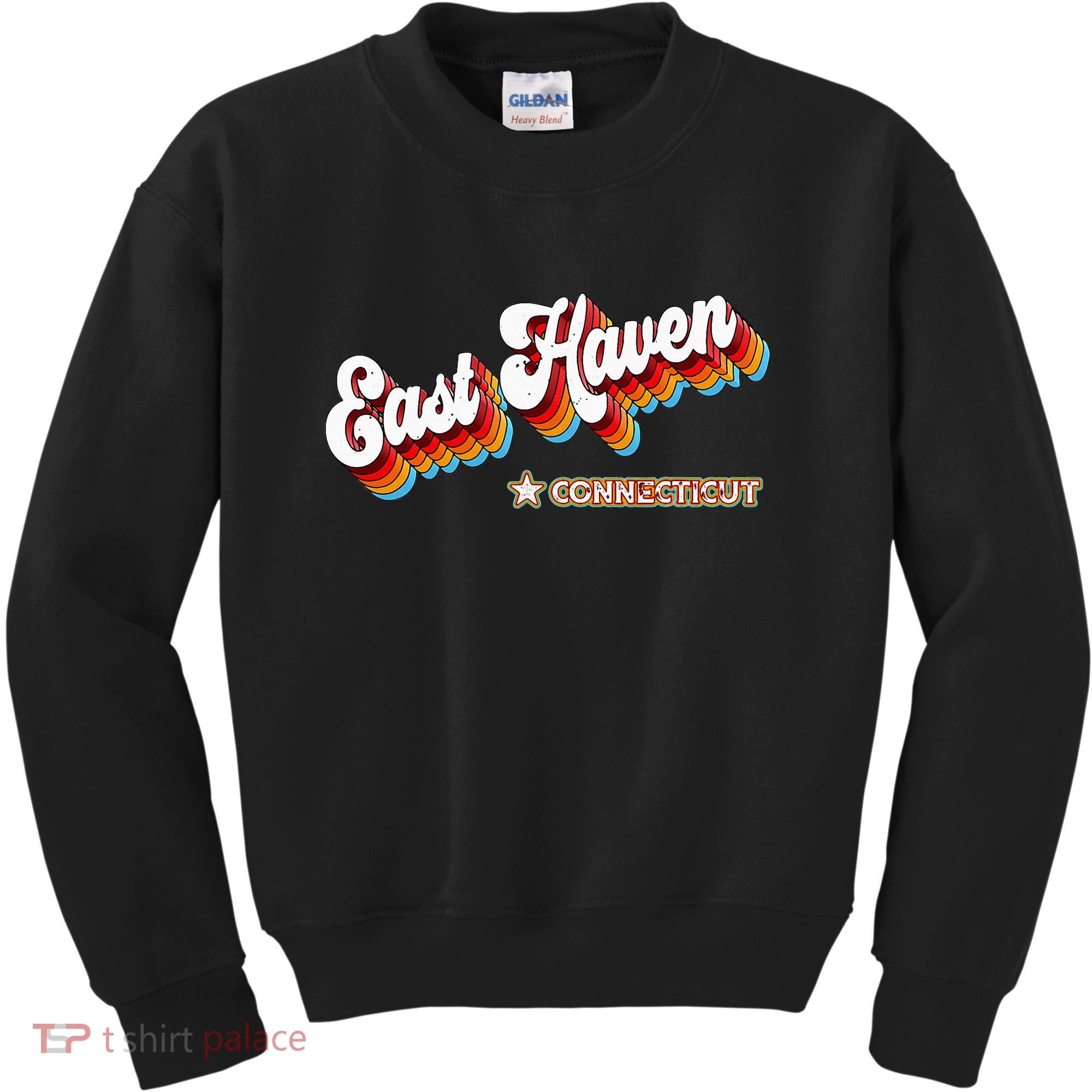Retro 80s East Haven Connecticut Ct Kids Sweatshirt