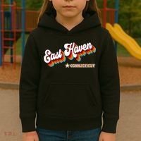 Retro 80s East Haven Connecticut Ct Kids Hoodie thumb 3