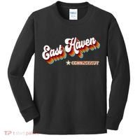 Retro 80s East Haven Connecticut Ct Kids Long Sleeve Shirt thumb 0