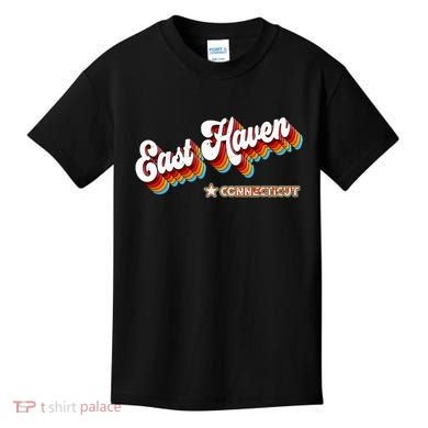 Retro 80s East Haven Connecticut Ct Kids T-Shirt