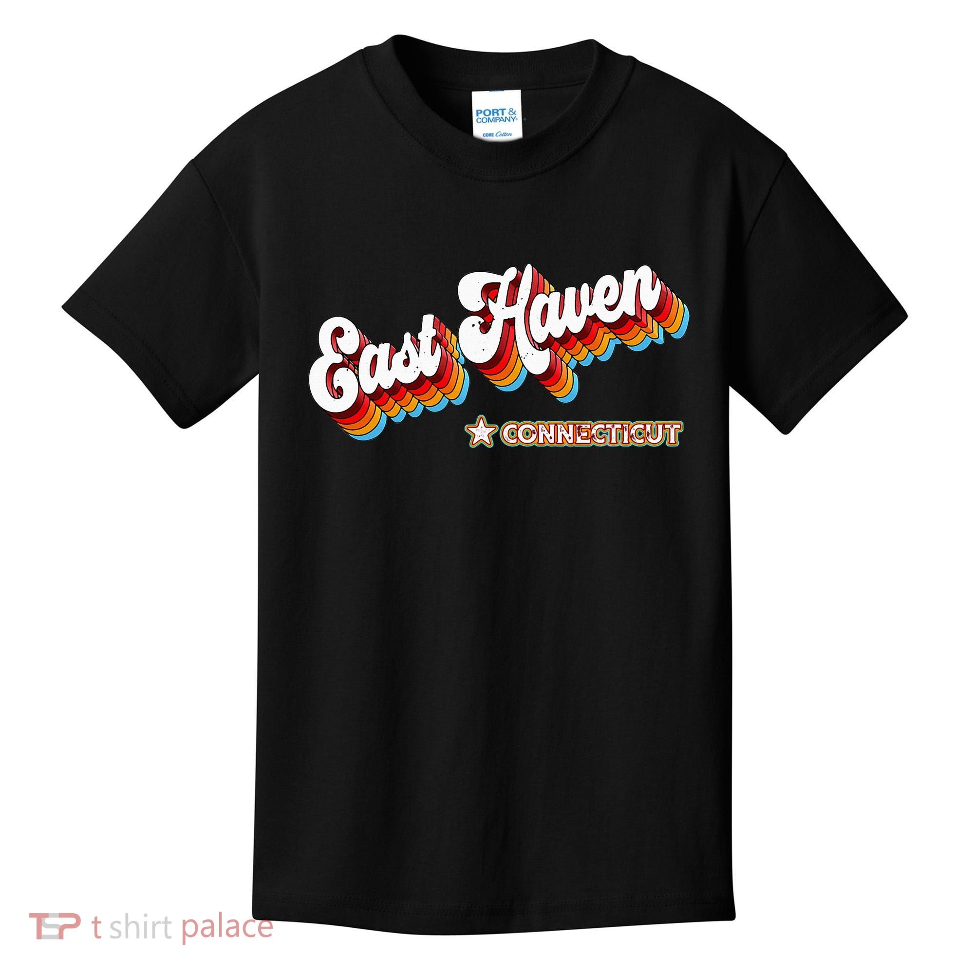 Retro 80s East Haven Connecticut Ct Kids T-Shirt