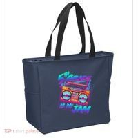 Retro 80's Fifth Grade Is My Jam Neon Boombox Tote Bag thumb 2