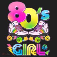 Retro 80's Girl Cute Roller Skates Women's Sweatshirt thumb 2