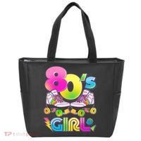 Retro 80's Girl Cute Roller Skates Tote Bag thumb 0