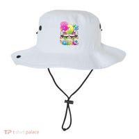 Retro 80's Girl Cute Roller Skates Bucket Hat thumb 0