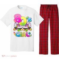 Retro 80's Girl Cute Roller Skates Pajama Set thumb 0