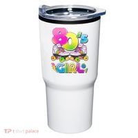 Retro 80's Girl Cute Roller Skates Tumbler thumb 0