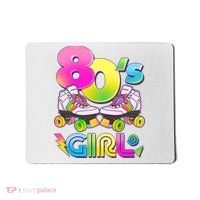 Retro 80's Girl Cute Roller Skates Mousepad thumb 0