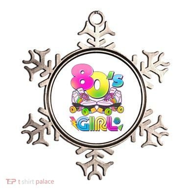 Retro 80's Girl Cute Roller Skates Ornament
