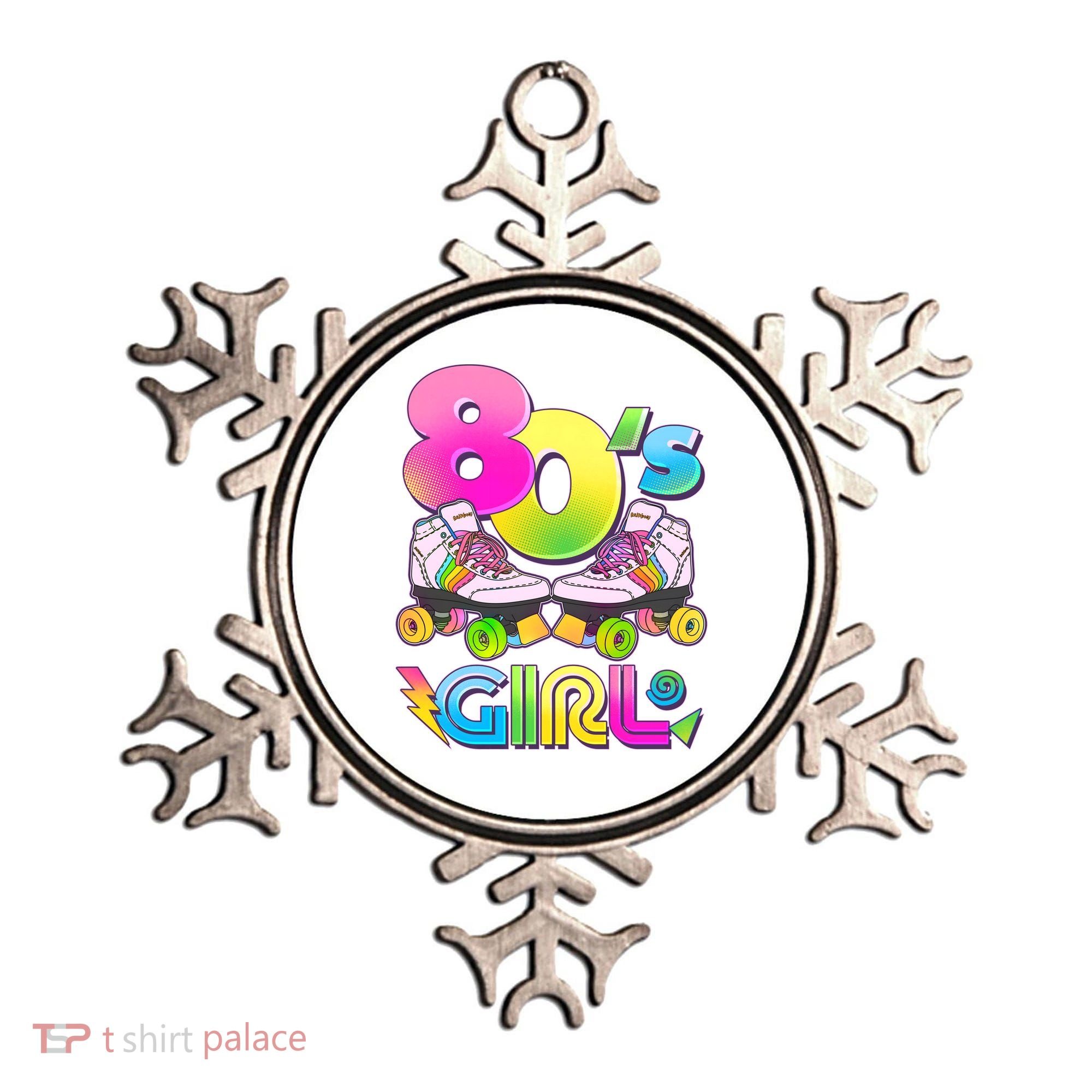 Retro 80's Girl Cute Roller Skates Ornament