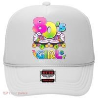 Retro 80's Girl Cute Roller Skates Hat thumb 0