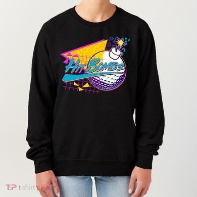 Retro 80's Hit Bombs Golfing Women's Sweatshirt