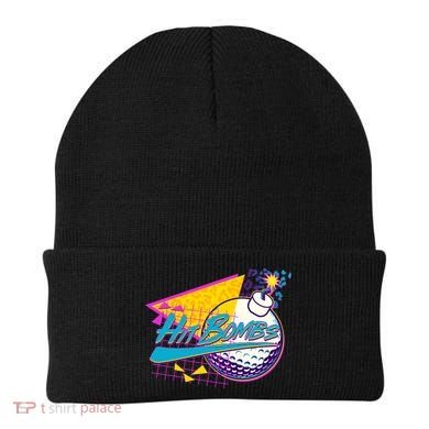 Retro 80's Hit Bombs Golfing Beanie