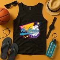 Retro 80's Hit Bombs Golfing Tank Top thumb 4