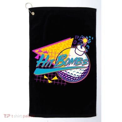 Retro 80's Hit Bombs Golfing Golf Towel