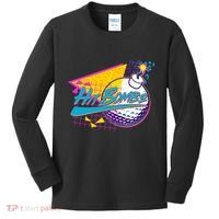 Retro 80's Hit Bombs Golfing Kids Long Sleeve Shirt thumb 0