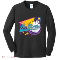 Retro 80's Hit Bombs Golfing Kids Long Sleeve Shirt thumb 0