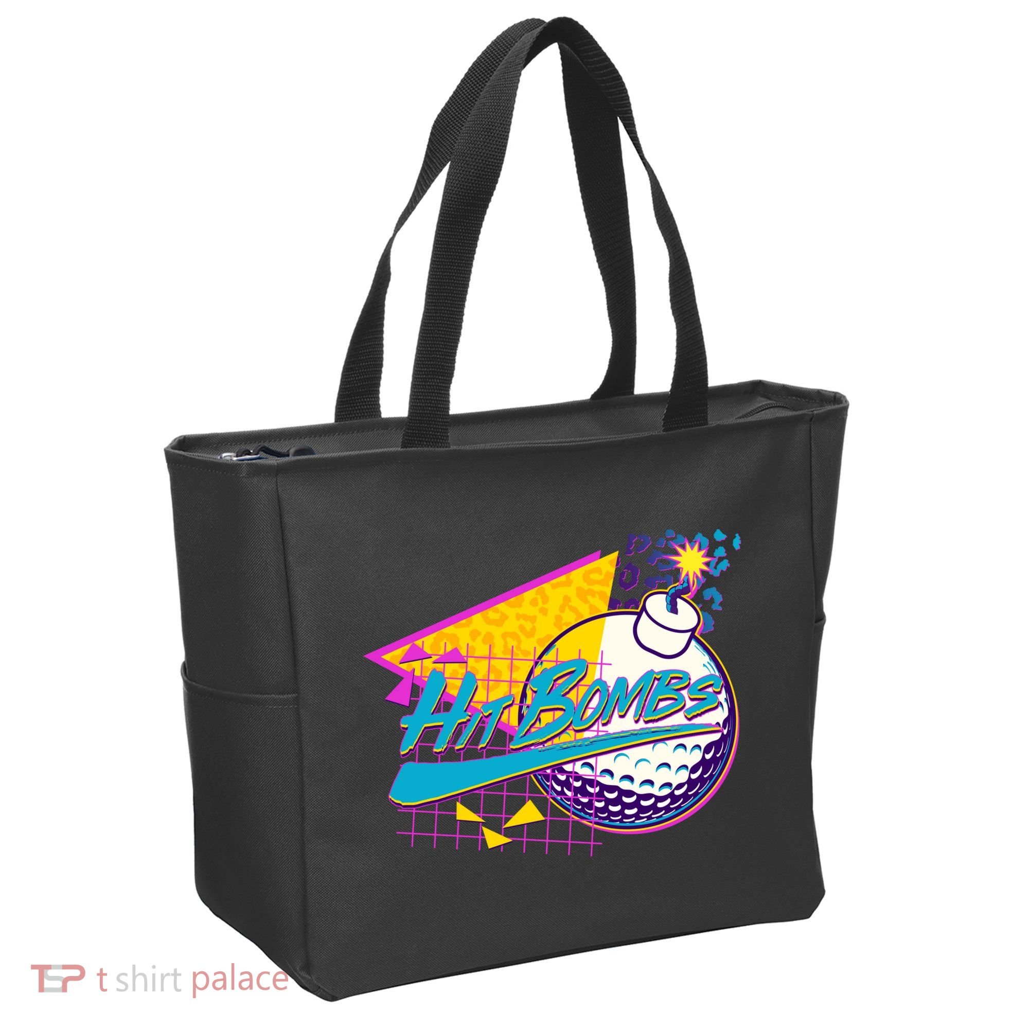 Retro 80's Hit Bombs Golfing Tote Bag