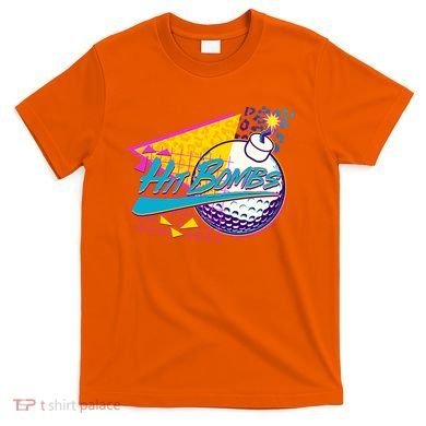 Retro 80's Hit Bombs Golfing T-Shirt