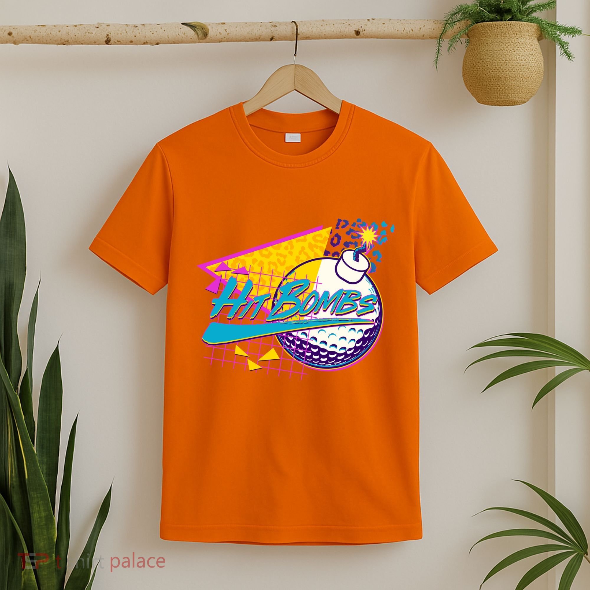 Retro 80's Hit Bombs Golfing T-Shirt