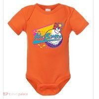 Retro 80's Hit Bombs Golfing Baby Bodysuit thumb 0
