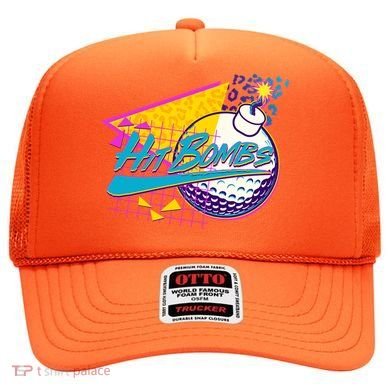 Retro 80's Hit Bombs Golfing Hat