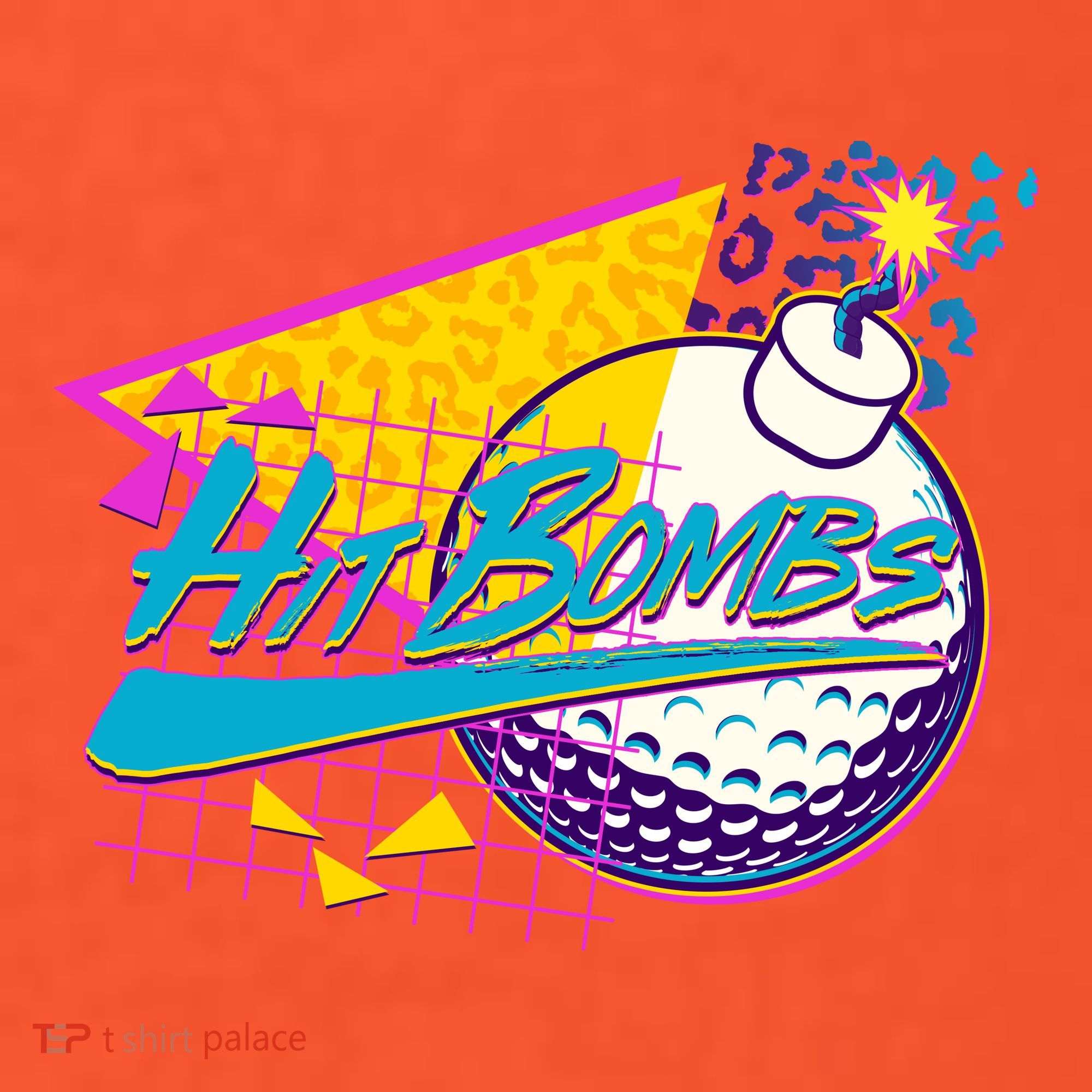 Retro 80's Hit Bombs Golfing Hat