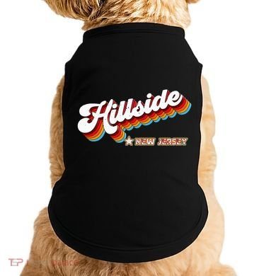 Retro 80s Hillside New Jersey Nj Doggie Tank