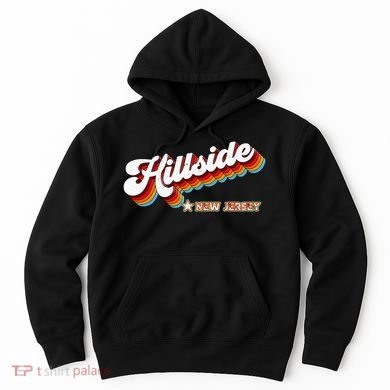 Retro 80s Hillside New Jersey Nj Hoodie